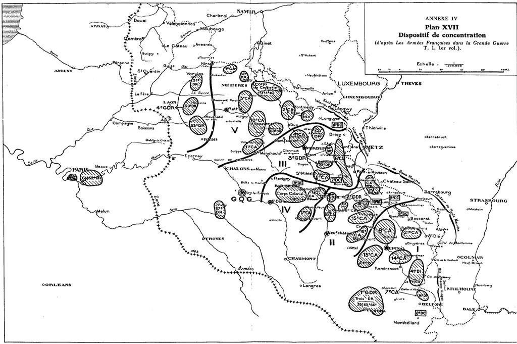Répartition des grandes unités
